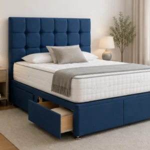 Double Divan Bed Frame – Double Divan Bed with Mattress – Modern Bedroom Furniture