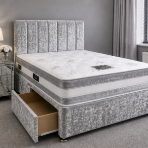 Divan Bed Frame King Size - Modern King Size Divan Bed - Divan Frame & Mattress Included