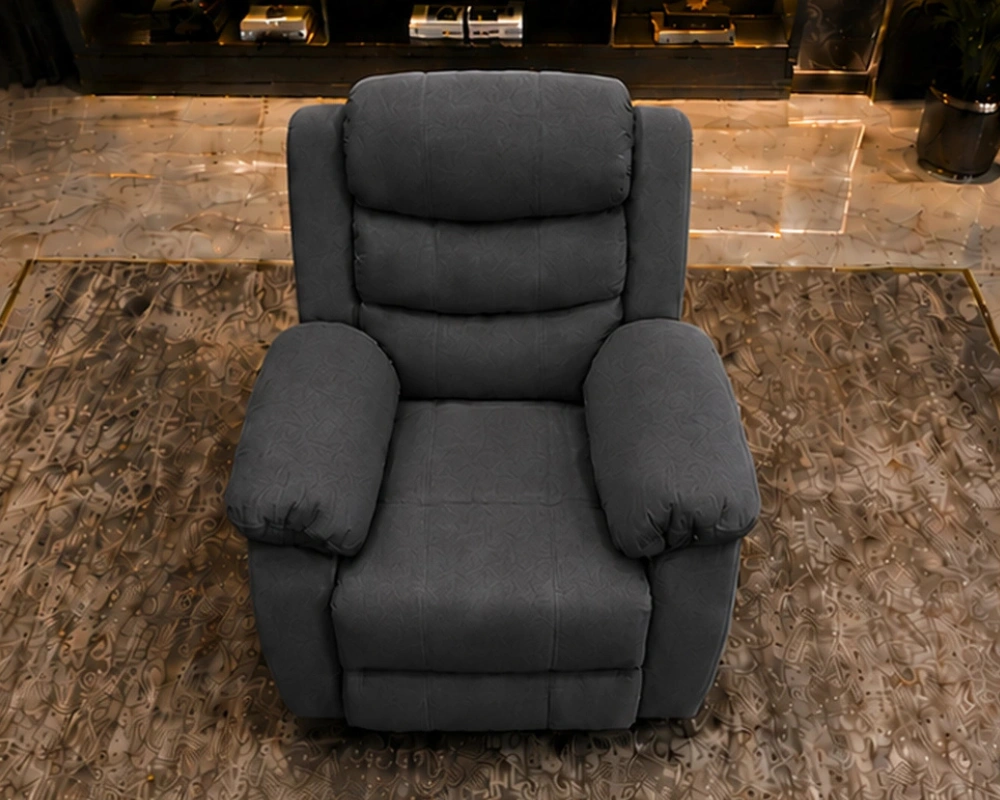 Charcoal Roma Single Seater Sofa – Modern Comfort & Elegant Design - Image 4