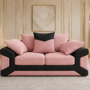 2 Seater Dino Sofa Pink Luxury Modern Sofa - Stylish & Comfortable Sofa