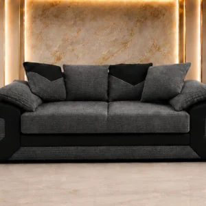 Charcoal Grey Three Seater Sofa - Dino 3 Seater Sofa – Modern & Stylish Sofa