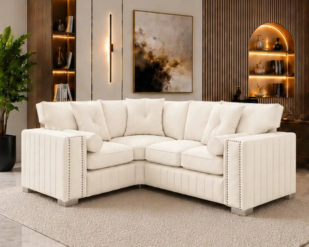 4 Seater Off White Sofa - Premium Comfort Sofa with Modern Design - Image 2