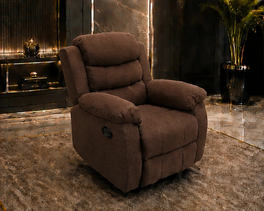 Walnut Roma Single Seater Sofa – Modern Comfort & Elegant Design - Image 2