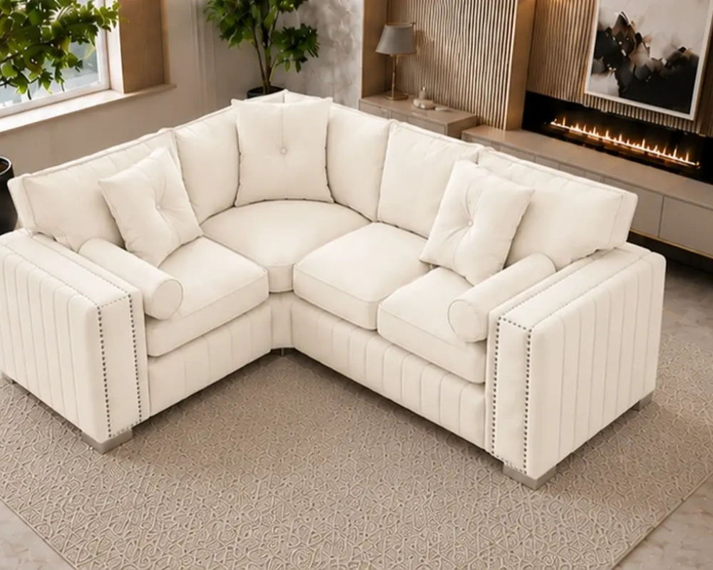 4 Seater Off White Sofa - Premium Comfort Sofa with Modern Design