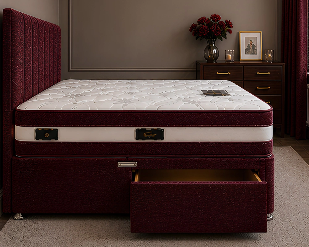 Contemporary King Size Divan Bed – King Size Divan Bed – Mattress Included - Image 2