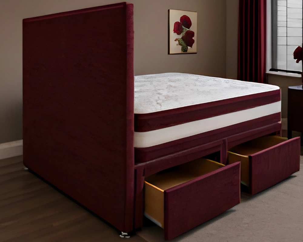 Elegant Super King Size Divan Bed Frame – Super King Size Divan Bed Set with Mattress - Image 3