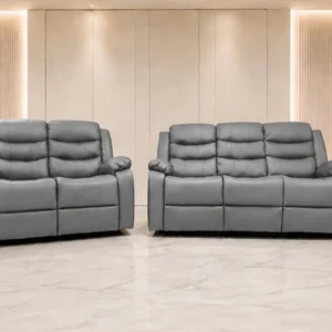 Grey Leather Recliner Sofa UK – Stylish Comfort with Reclining Seats