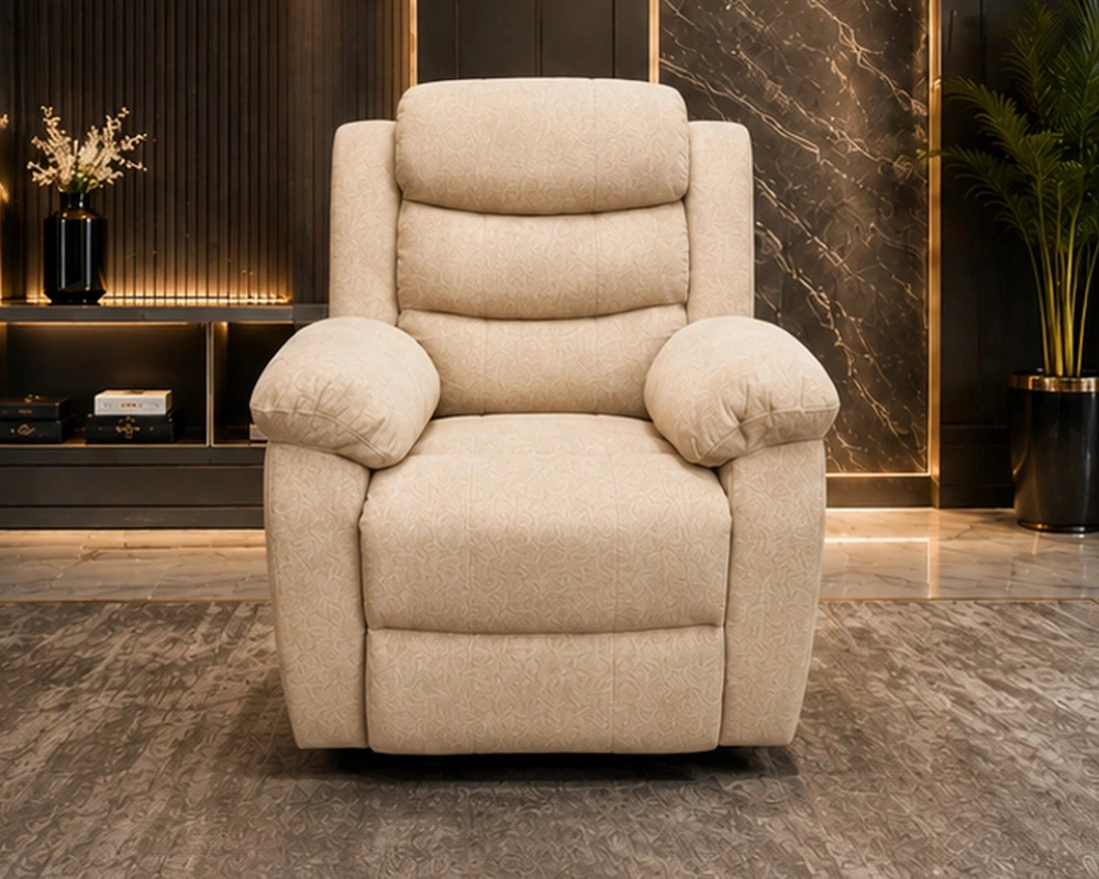 Beige Roma One Seater Recliner – Comfort Meets Modern Elegance