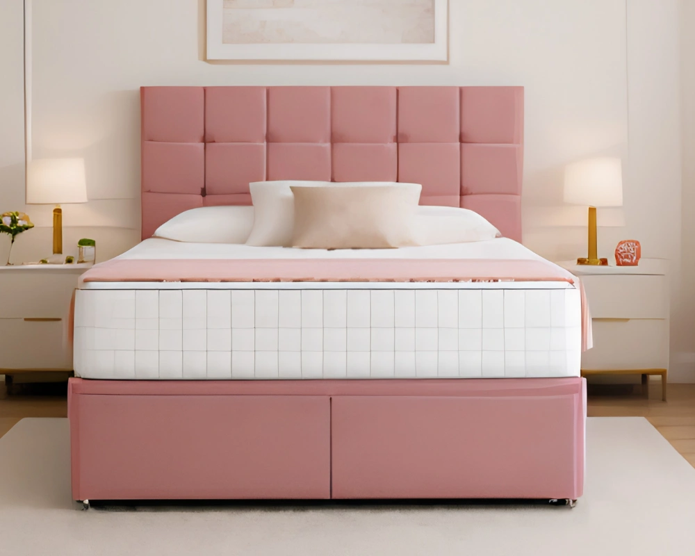 Double Size Divan Bed with Storage - Double Bed With Mattress Included - Image 2