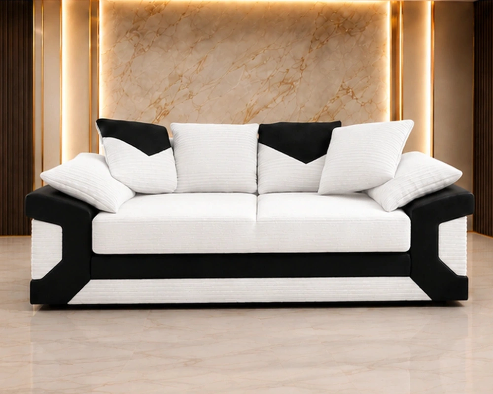 White 3 Seater Dino Sofa – Stylish & Comfortable Sofa