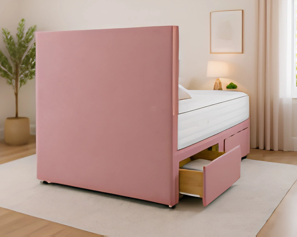 Double Size Divan Bed with Storage - Double Bed With Mattress Included - Image 4