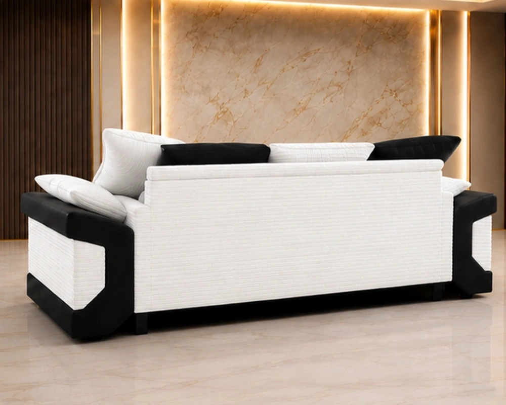White 3 Seater Dino Sofa – Stylish & Comfortable Sofa - Image 4