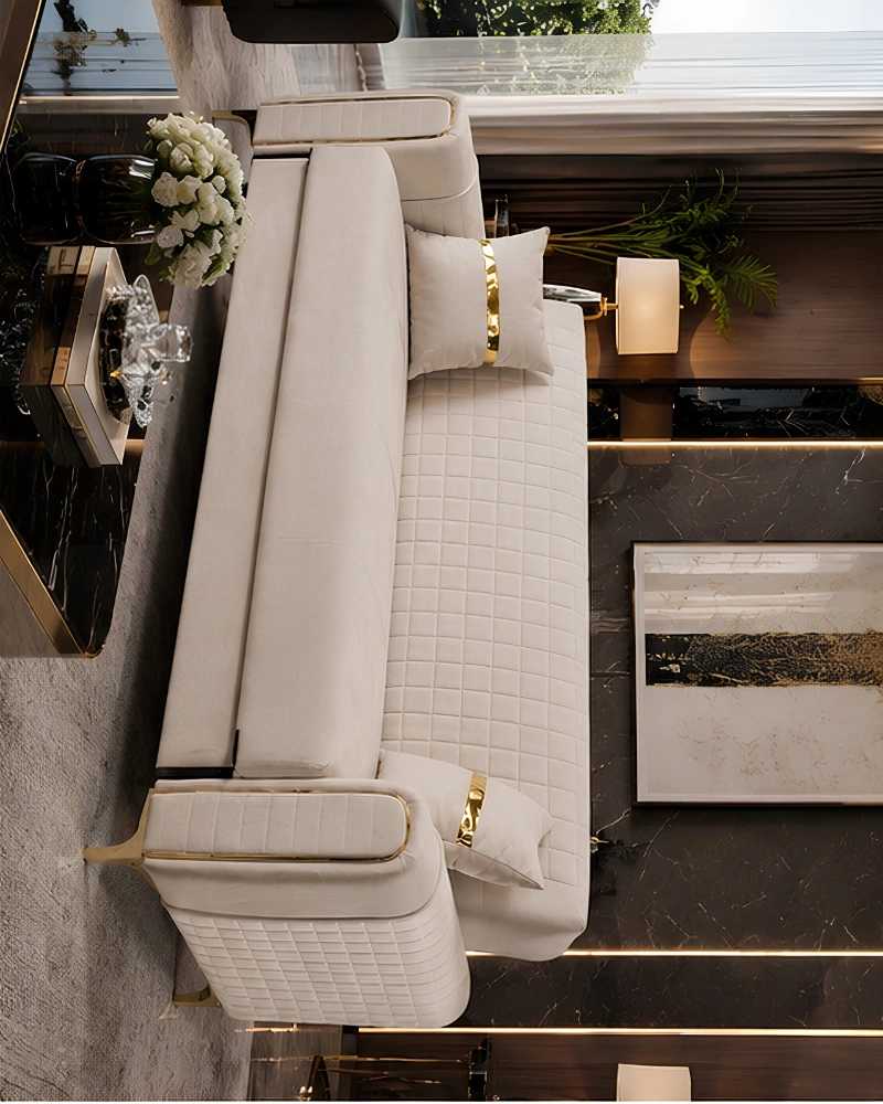 Sofa Bed with Storage – Modern 3 Seater Convertible Sofa Latest Design - Plush Comfort & Stylish Metal Feet - Image 2