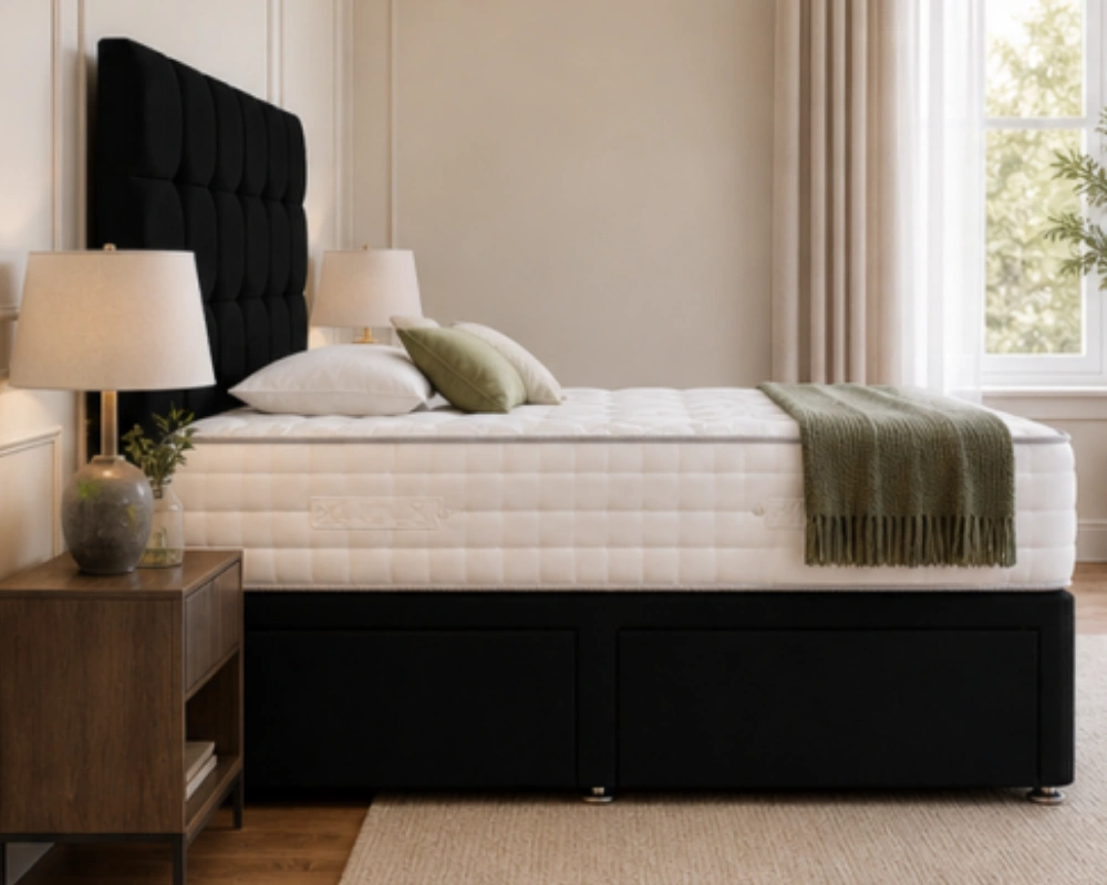 Double Divan Bed – Double Size Storage Divan Bed with Mattress - Image 4