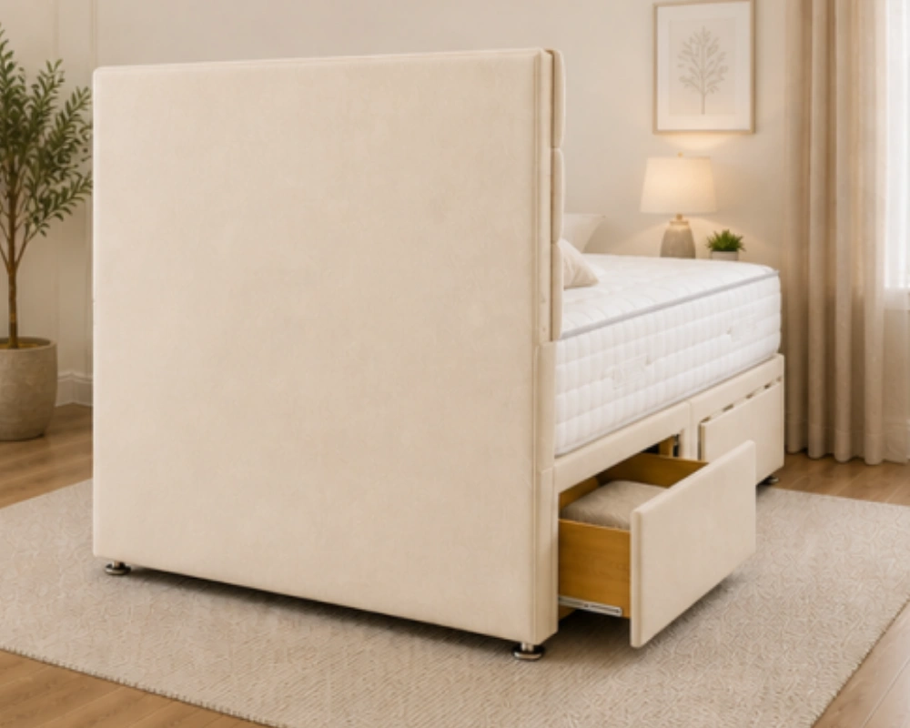 Double Bed – Comfortable Double Divan Bed with Storage - Double Size Divan Bed with Mattress - Image 4