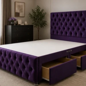 Double Divan Bed Frame – Double Bed Frame – Mattress and Storage Included