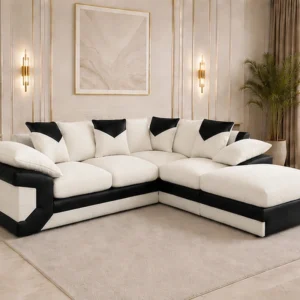 Off White Dino Corner Sofa 5 Seater – Premium Modern Lounge Sofa