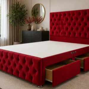 Luxury Double Divan Bed Frame – Elegant Double Bed With Mattress