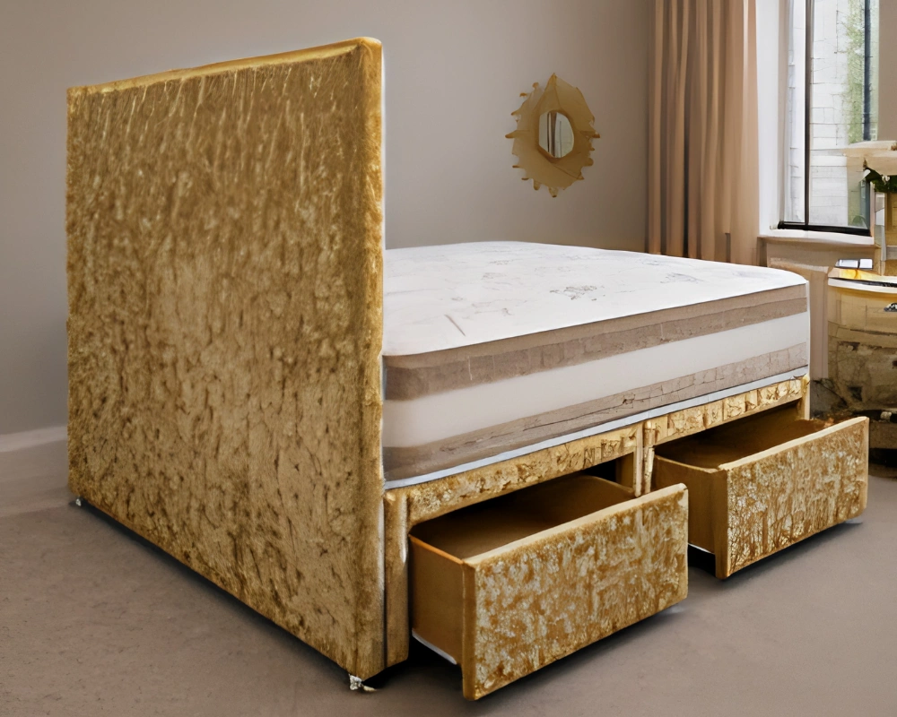 Affordable Super King Size Divan Bed – King Divan Bed Frame – Mattress Included - Image 3