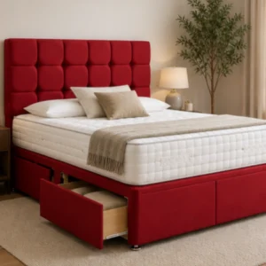Durable Double Divan Bed Frame – Double Divan Bed Frame with Mattress Included