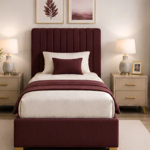 Rich Chocolate Divan Bed – 3ft - 90 × 190 cm with Mattress Included