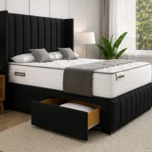 Luxury Storage Super King Size Divan Bed With Mattress