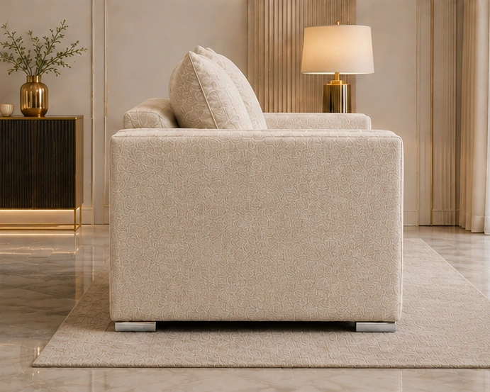 Modern Lounge 2 Seater Sofa – Elegant Upholstered Design - Image 3