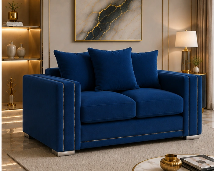 Modern Upholstered 2 Seater Sofa – Premium Comfort - Image 2
