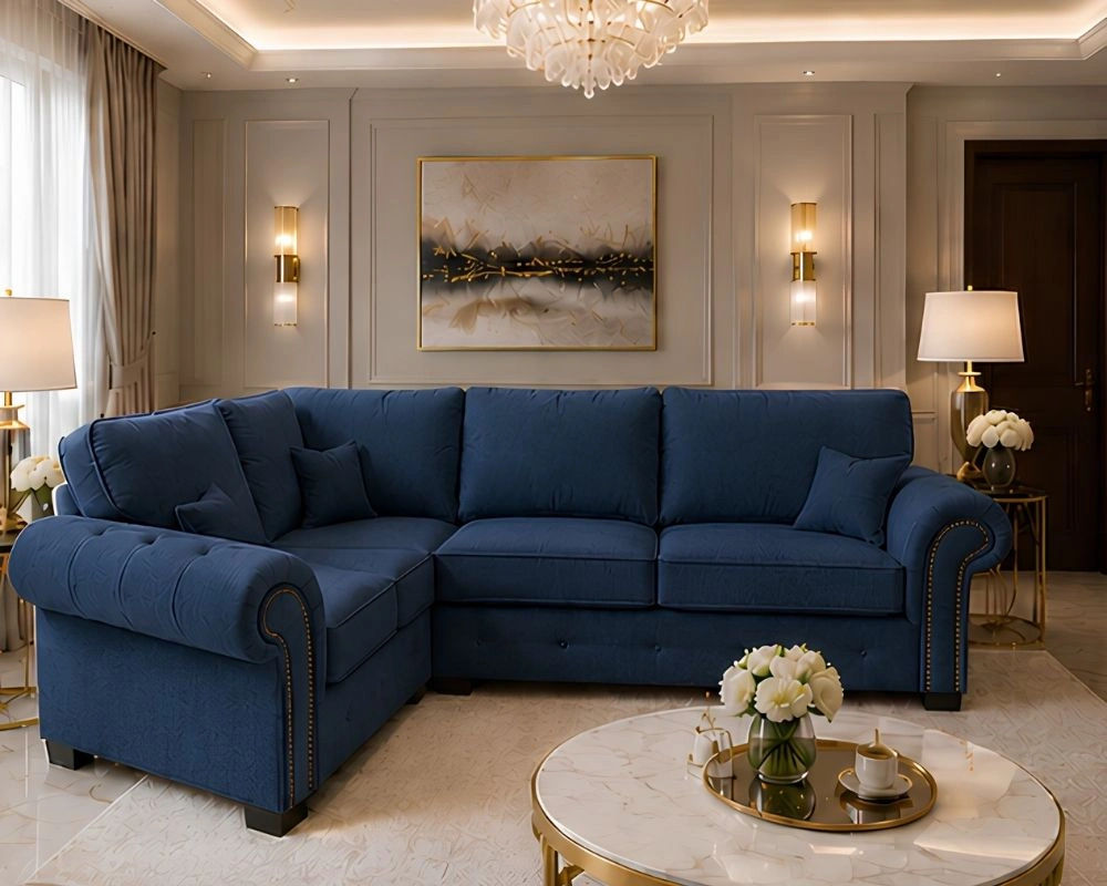 4 Seater Sofa - Ashwin Sofa - Premium 4 Seater Corner Sofa - Image 2