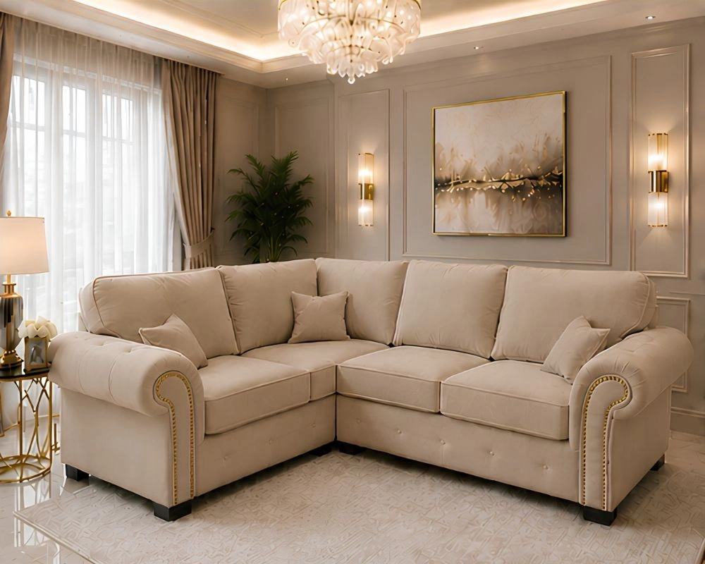 Comfortable 4 Seater Sofa - Stylish Ashwin Sofa - Spacious 4 Seater Sofa - Image 3