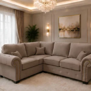4 Seater Corner Sofa - Ashwin Stylish 4 Seater Sofa - Stylish L Shape Sofa