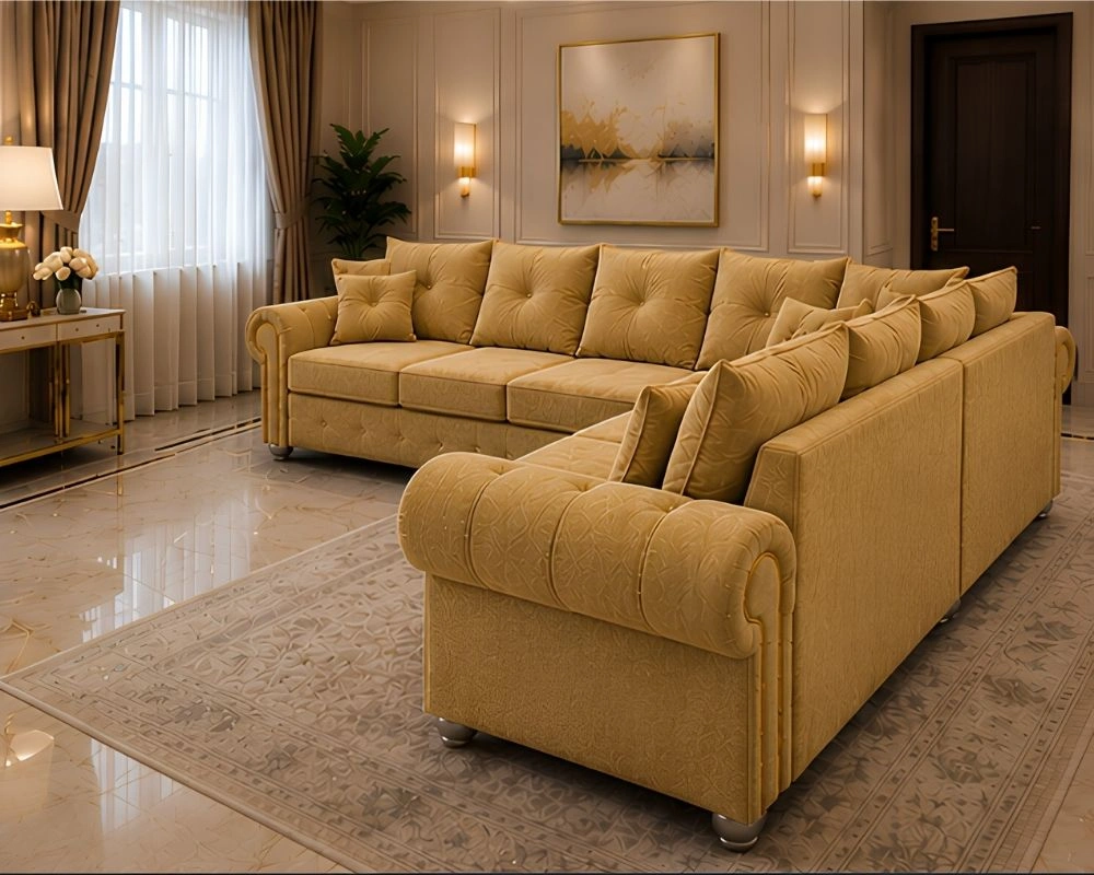 Ashwin Premium Family Sofa – Large Corner Design - Image 3