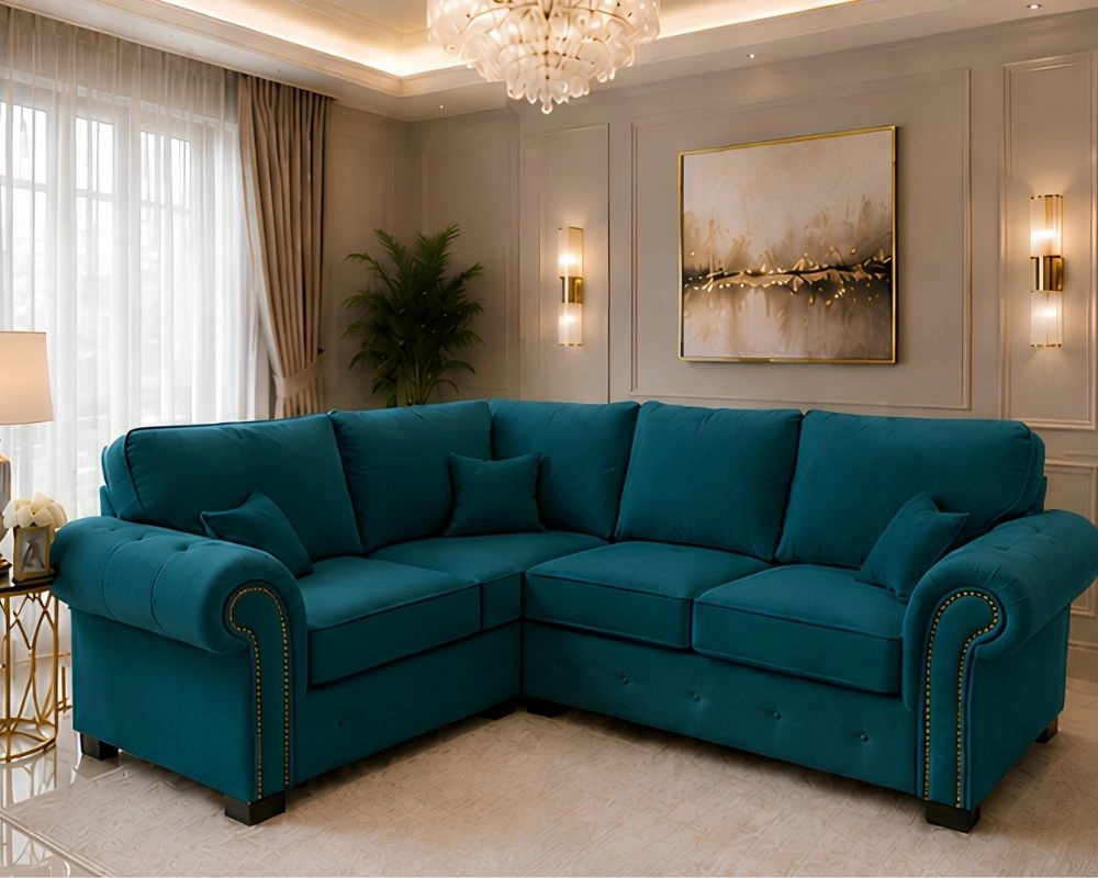 Living Room 4 Seater Sofa - Comfortable 4 Seater Corner Sofa - Image 3