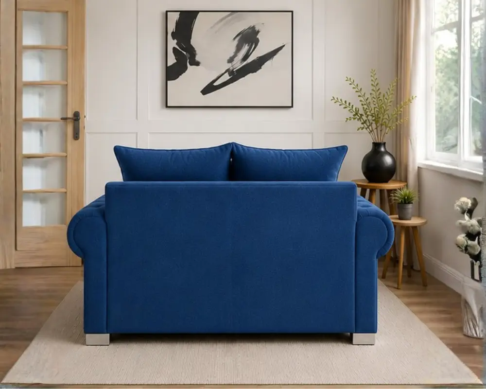 Two seater sofa Marine Blue - Verona 2 Seater Sofa - Image 4