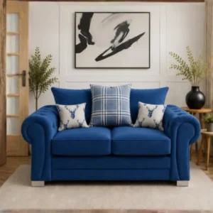 Two seater sofa Marine Blue - Verona 2 Seater Sofa