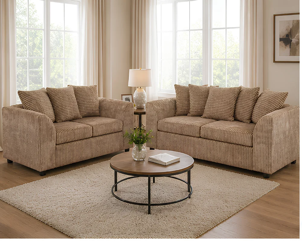 Dylan 3+2 Seater Sofa Set – Luxury Home Furniture - Stylish Dylan 3+2 Seater Sofa - Image 2