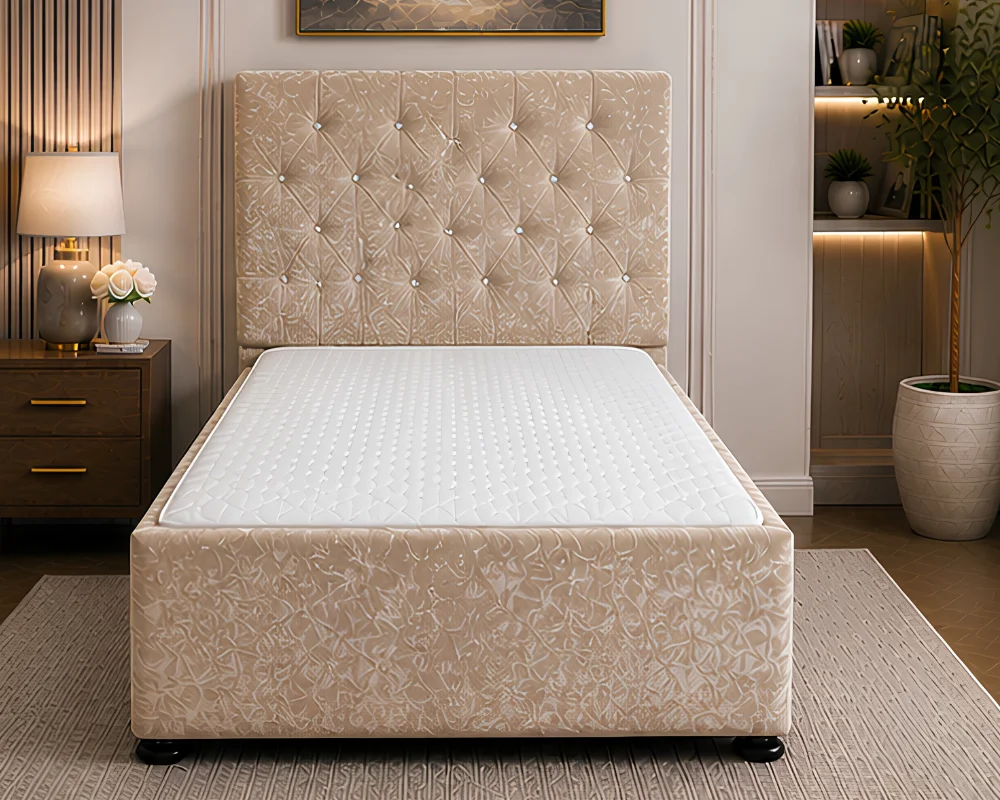 Single Bed with Gas Lift Storage and Mattress - Modern Single Storage Ottoman Bed - Image 2