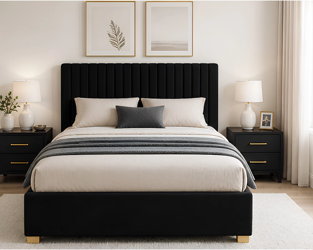Double Divan Bed with Drawers - Double Divan Bed – Comfortable Mattress & Storage Drawers