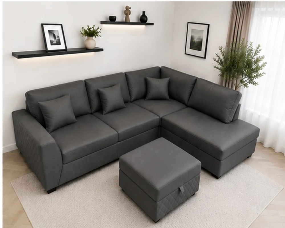 4 Seater L-Shaped Corner Sofa – Dylan 4 Seater Sofa - Image 2