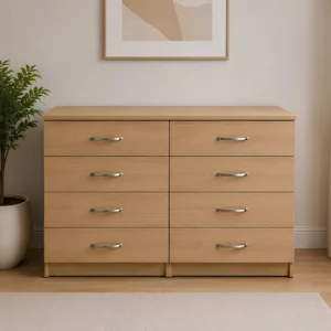 Stylish 4/4 Chest of Drawers – Contemporary Storage - Chest of 4 Drawers