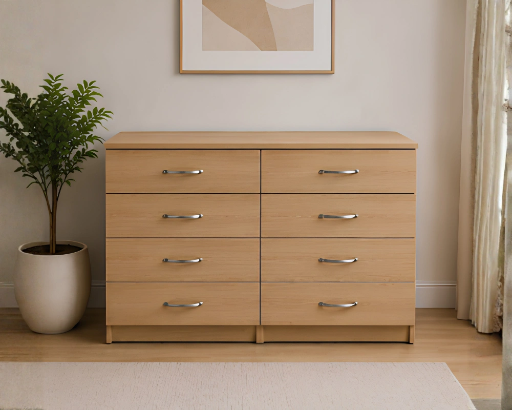 Stylish 4/4 Chest of Drawers – Contemporary Storage - Chest of 4 Drawers