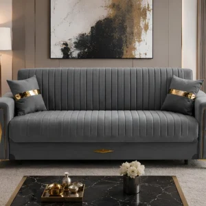 Luxury 3 seater Sofa Bed with Storage – Elegant Modern Living Room Sofa