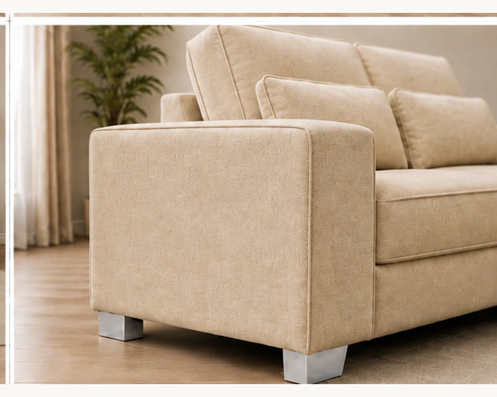 Designer Sofa Set Beige – Contemporary 3+2 Seater Sofa for Modern Home - Image 3