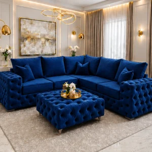 Luxury Ashton Corner Sofa – Elegant Modern Premium Fabric Sectional