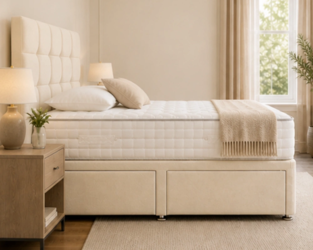 Comfortable King Size Divan Bed – Comfortable King Size Bed with Mattress and Drawers - Image 3