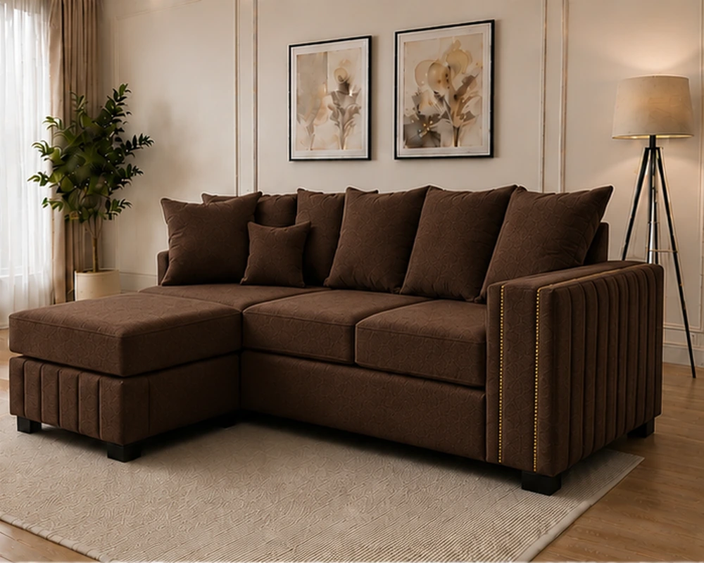 Elegant L-Shaped Sofa with Chaise – Modern Sectional Sofa for Stylish Living Rooms - Image 5
