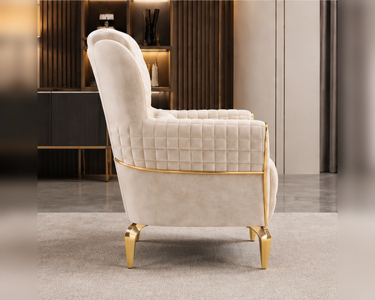 ALTUS Turkish Sofa - Modern 1 Seater Armchair Sofa Collection - Image 3