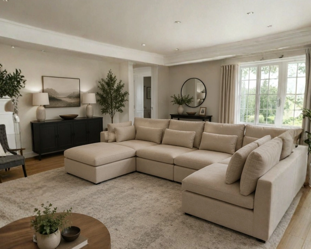 U Shape Sofa – Perfect for Family Living - Sofa U-Shape - Image 3