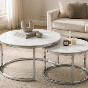 Luxury Living Room Coffee Table – Contemporary Stylish Centre Table with Modern Finish