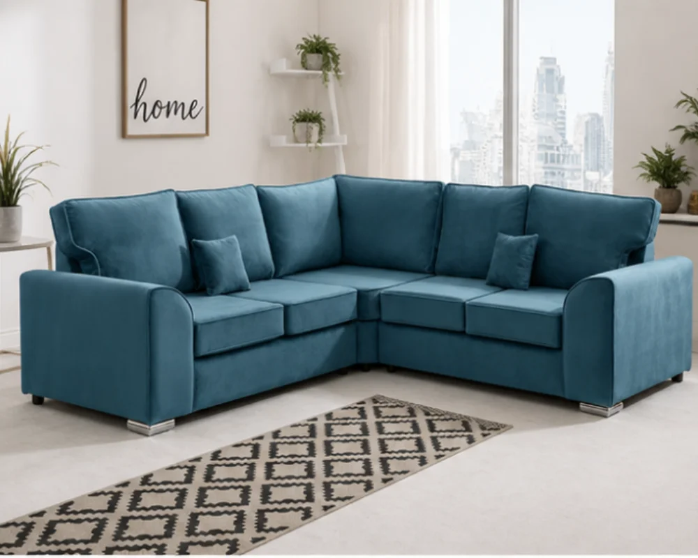 Dylan 5 Seater Corner Sofa – Corner Sofa – Soft Cushioned Comfort - Image 4
